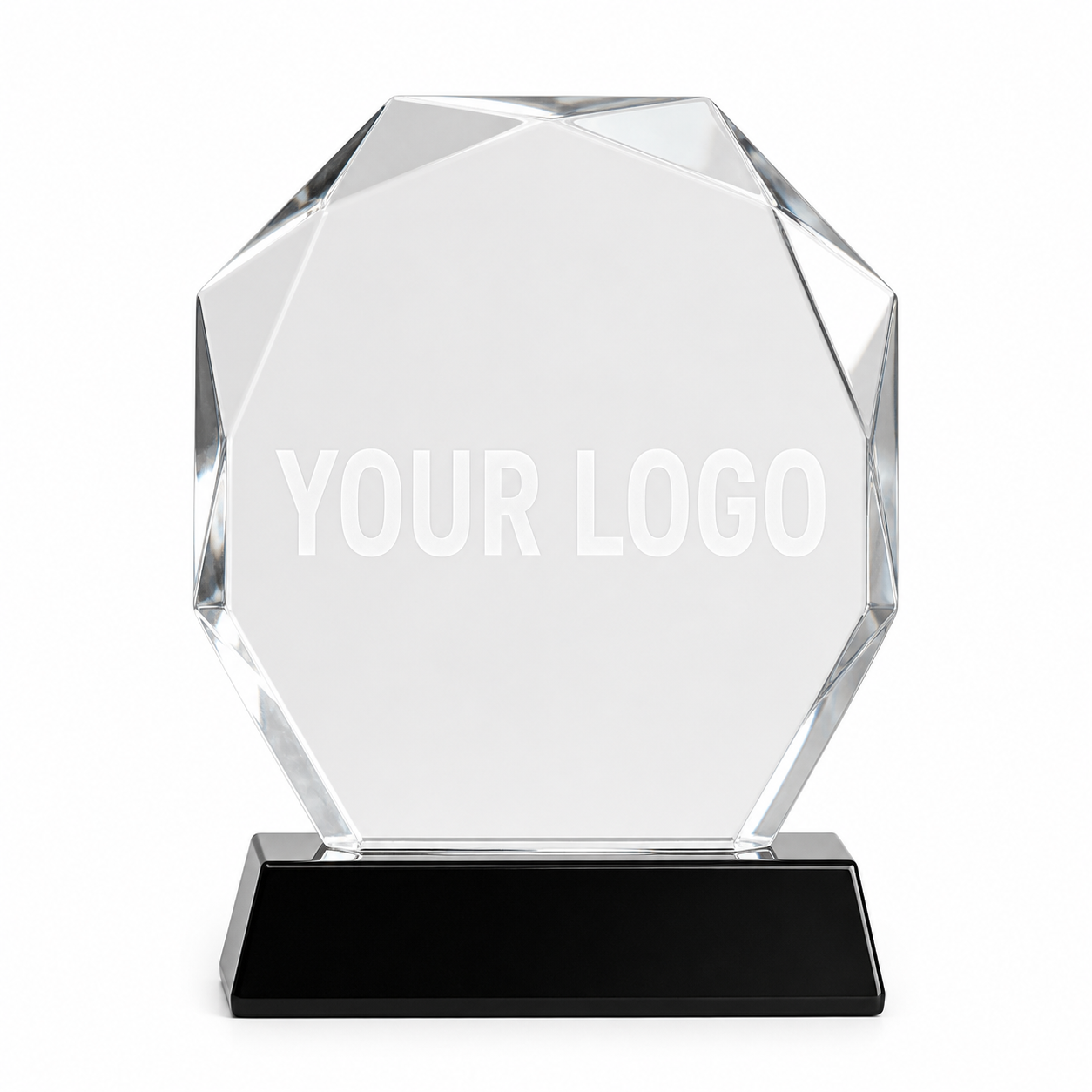 Faceted Acrylic Award - custom acrylic awards with your logo