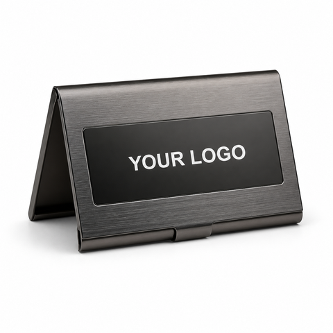 Metal Business Card Holder - custom business card holders with your logo