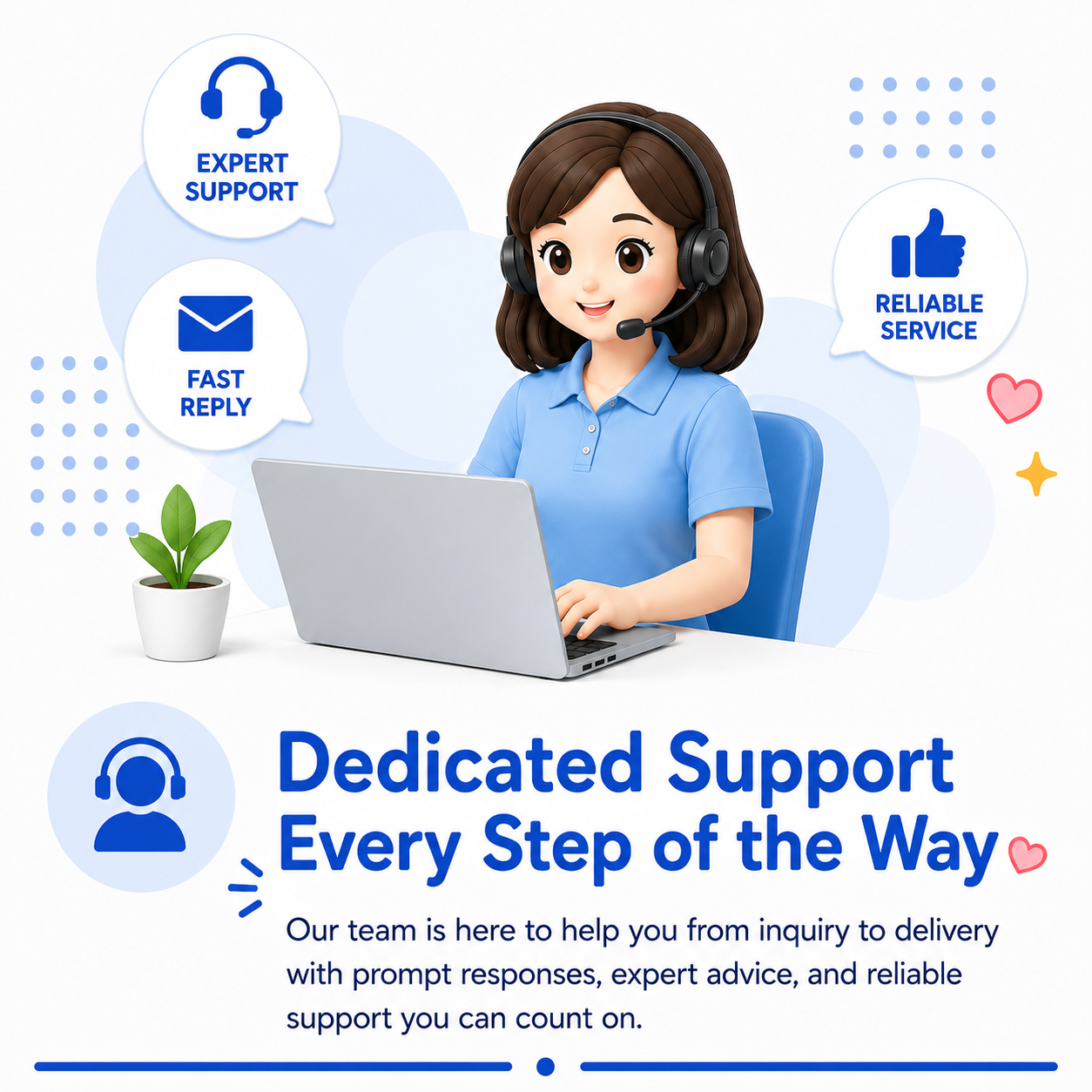 Dedicated support for corporate gifting programmes